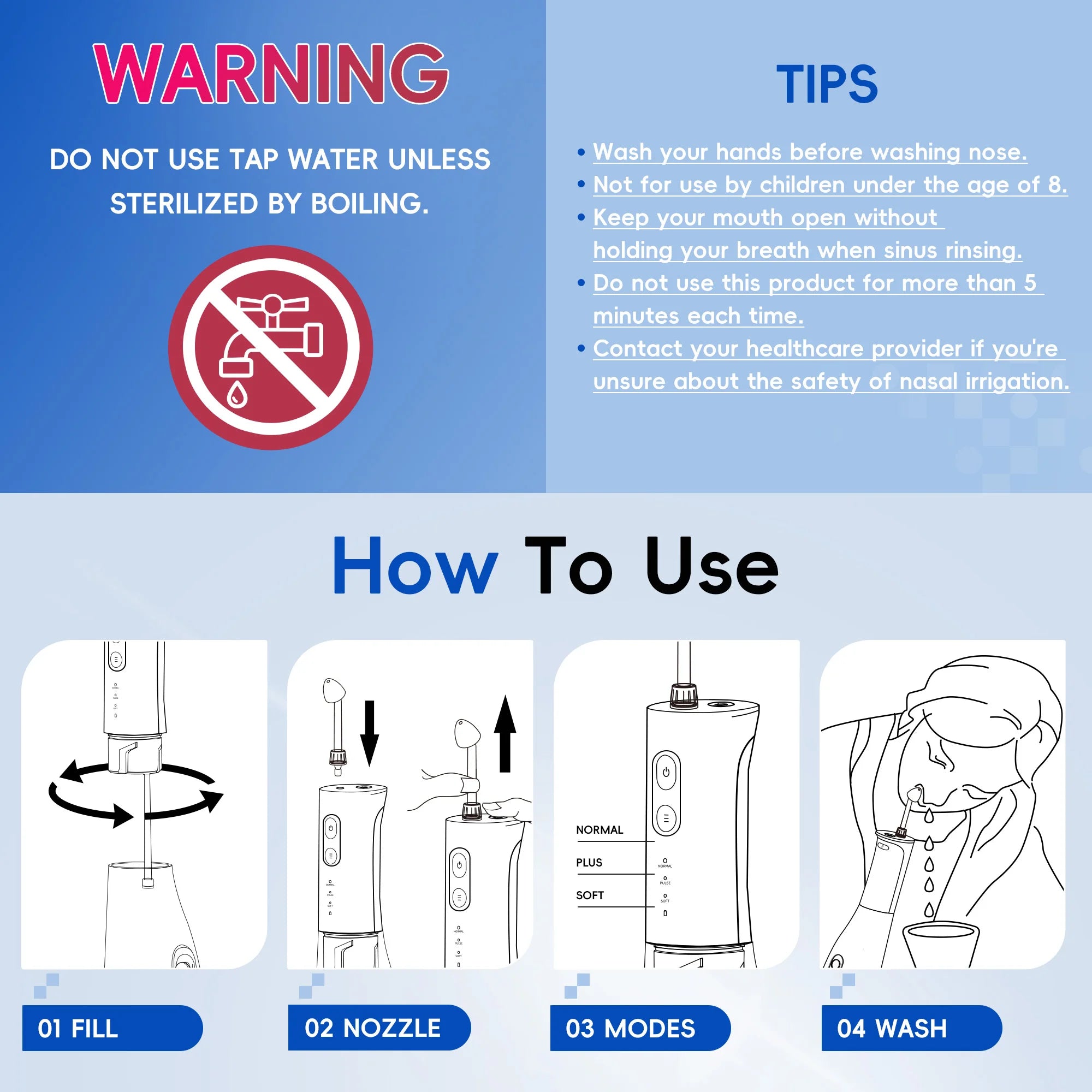 Cordless Nasal Irrigator