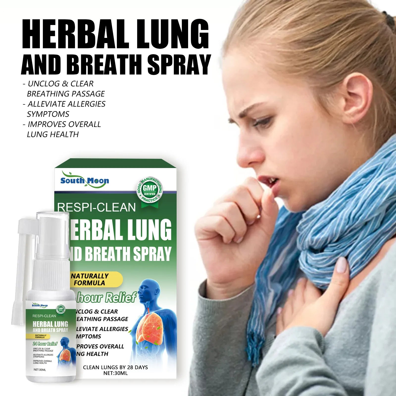 Herbal Lung Detox Relief Spray