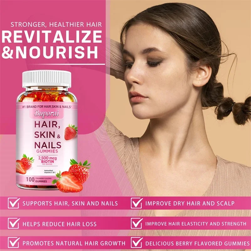 Hair, Skin & Nails Support Gummies