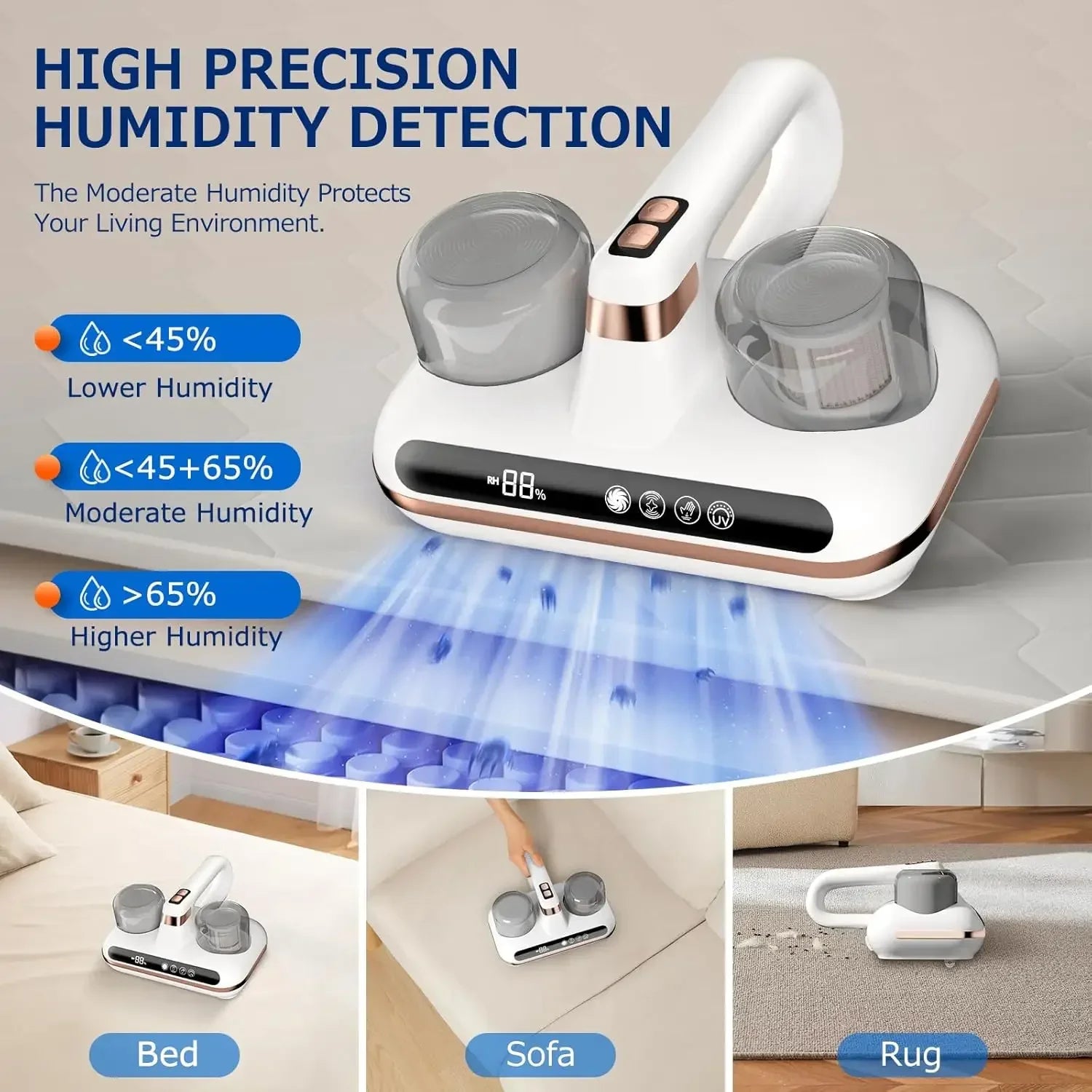 Cordless Mattress Bed Vacuum Cleaner