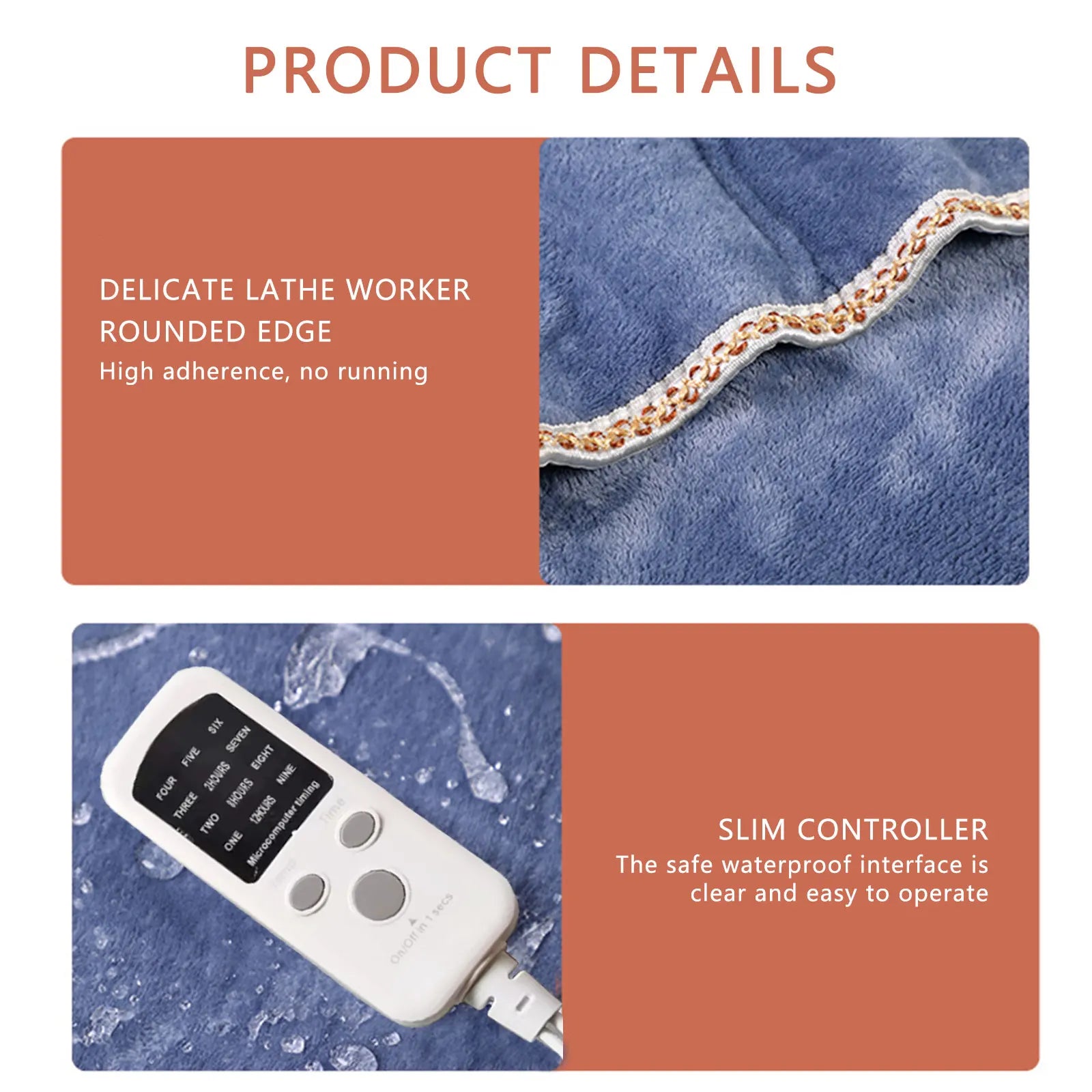 Electric Heated Flannel Blanket