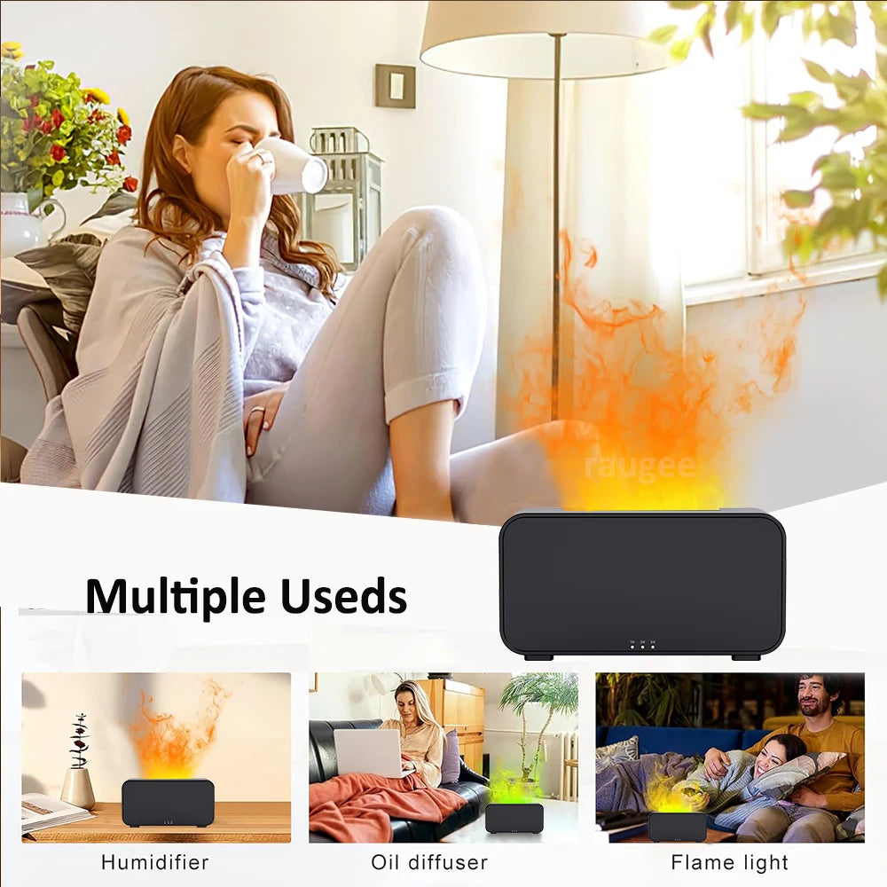 Flame-Effect Cool-Mist Humidifier