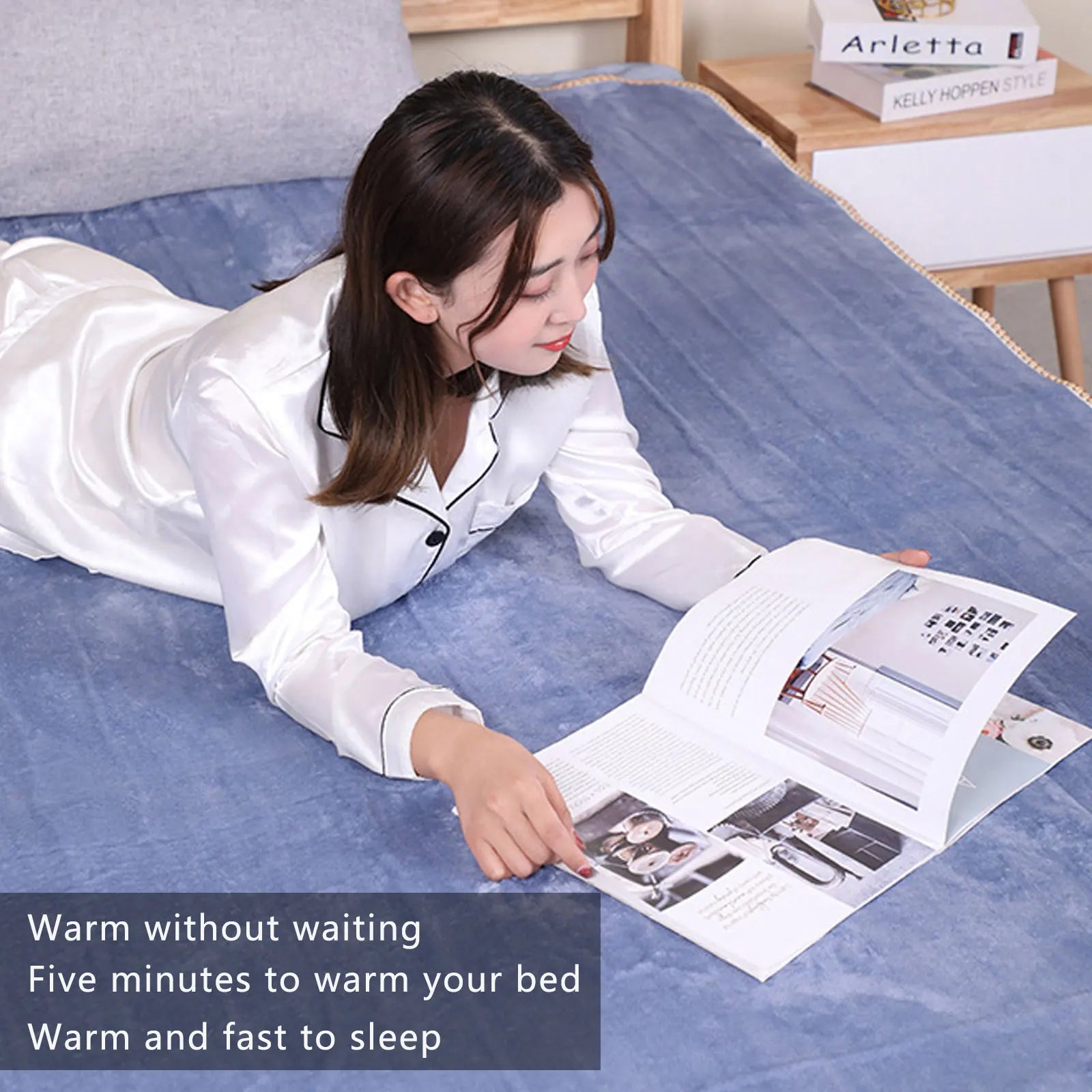 Electric Heated Flannel Blanket