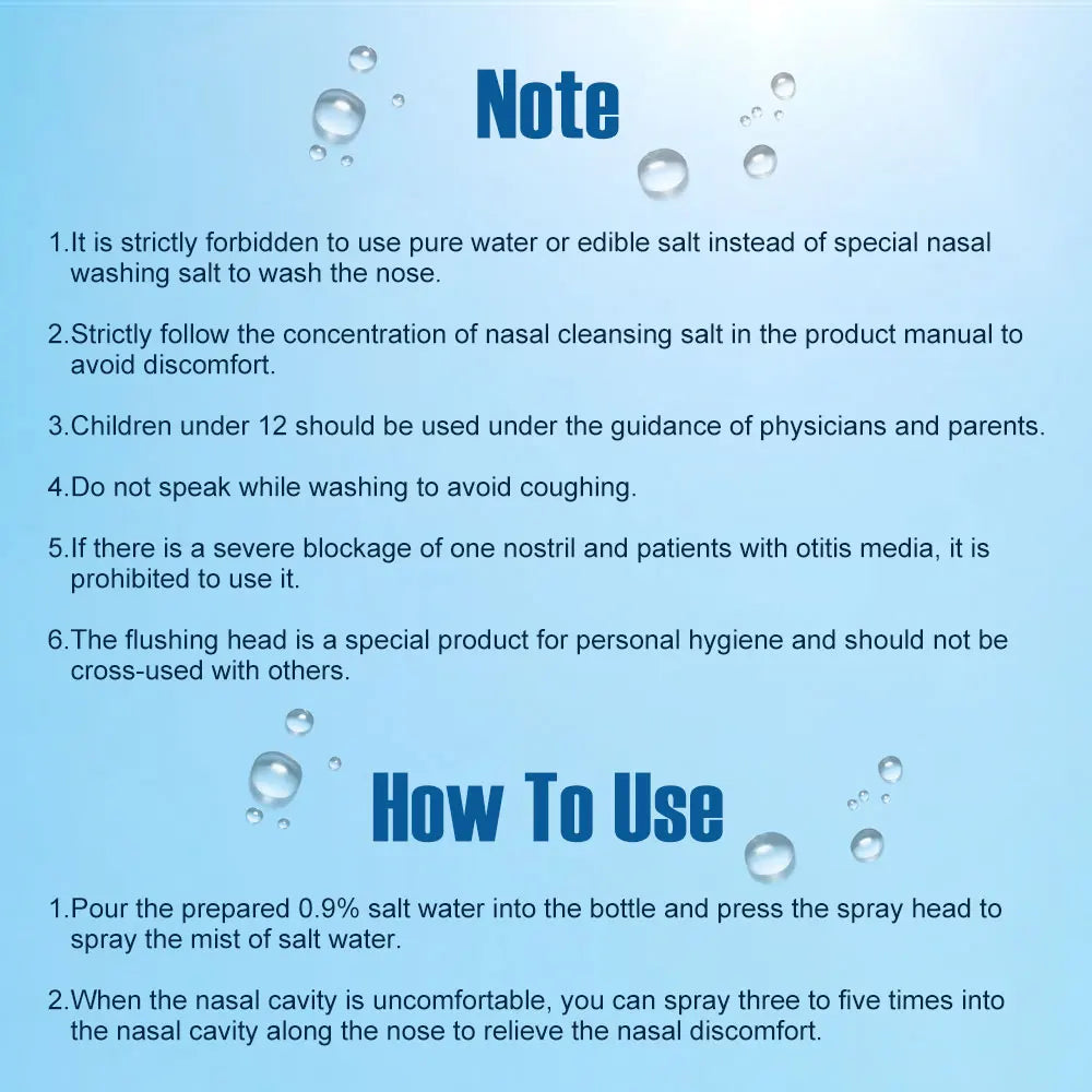 Sinus Rinse Nose Cleaner