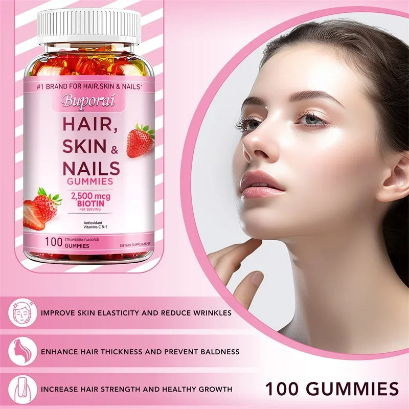 Hair, Skin & Nails Support Gummies