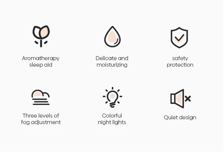 500ml Wood Grain Essential Oil Diffuser